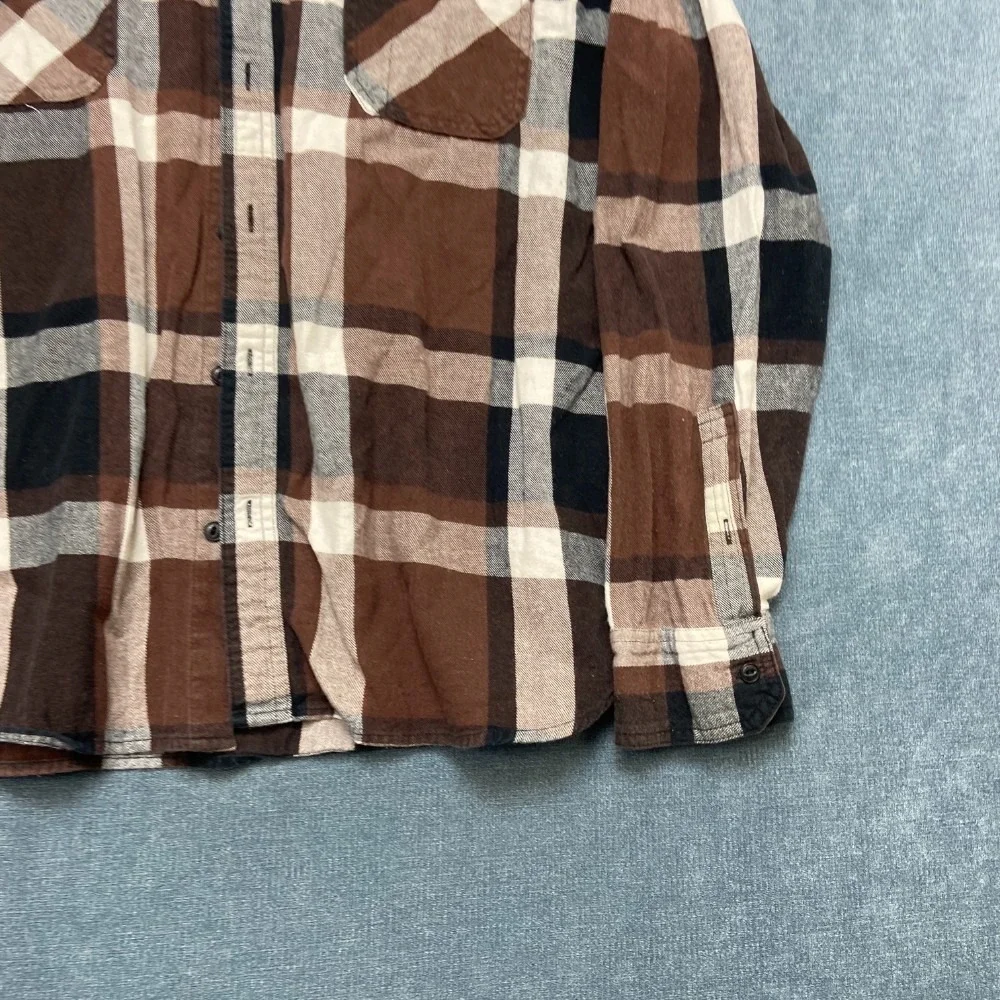 Levi's Shirt Mens Large Multicolor Check Cotton Button Up Flannel Long Sleeve